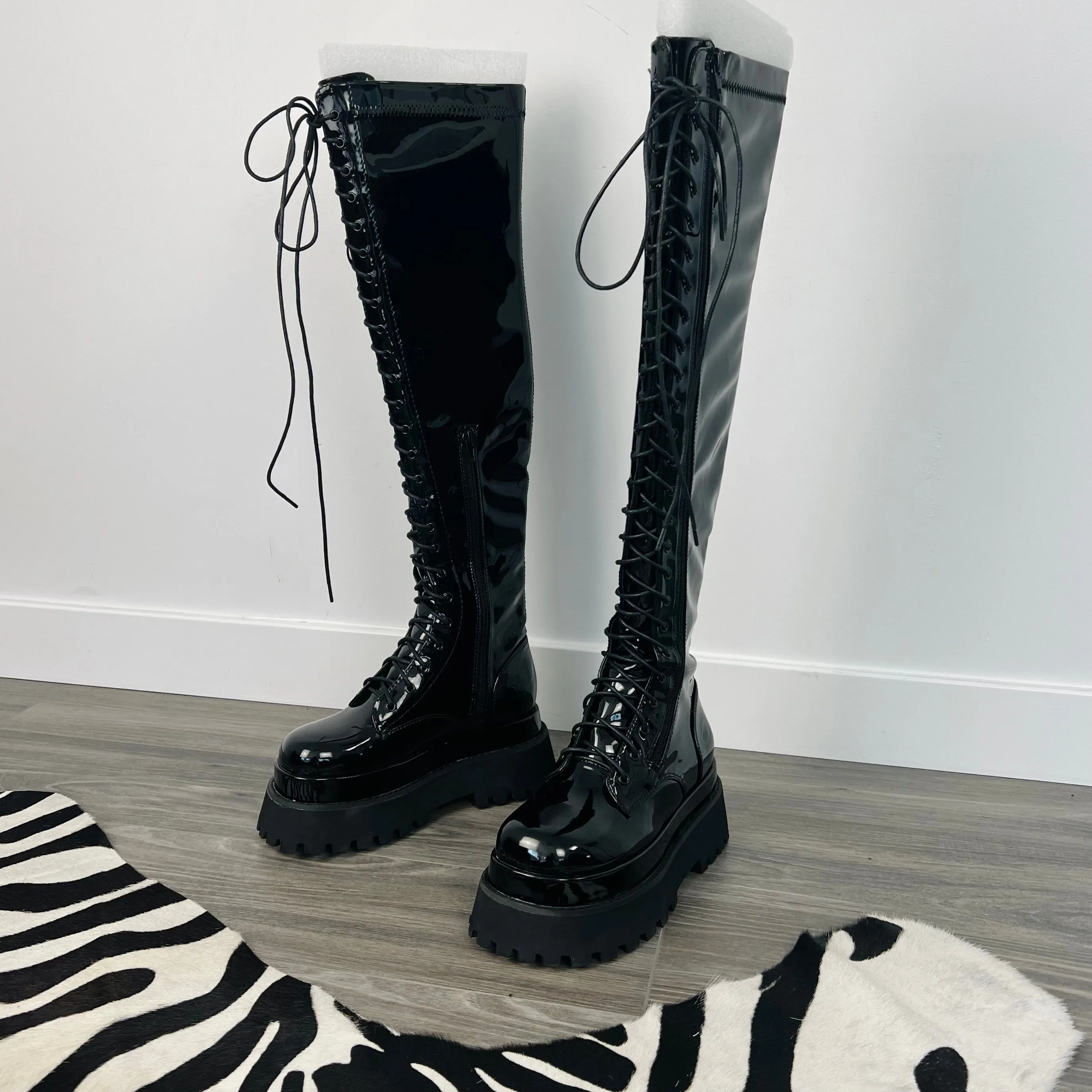 New Current Mood Above The Knee Boots