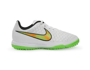 Nike Kids Magista Onda Turf Soccer Shoes White/Poison Green/Black