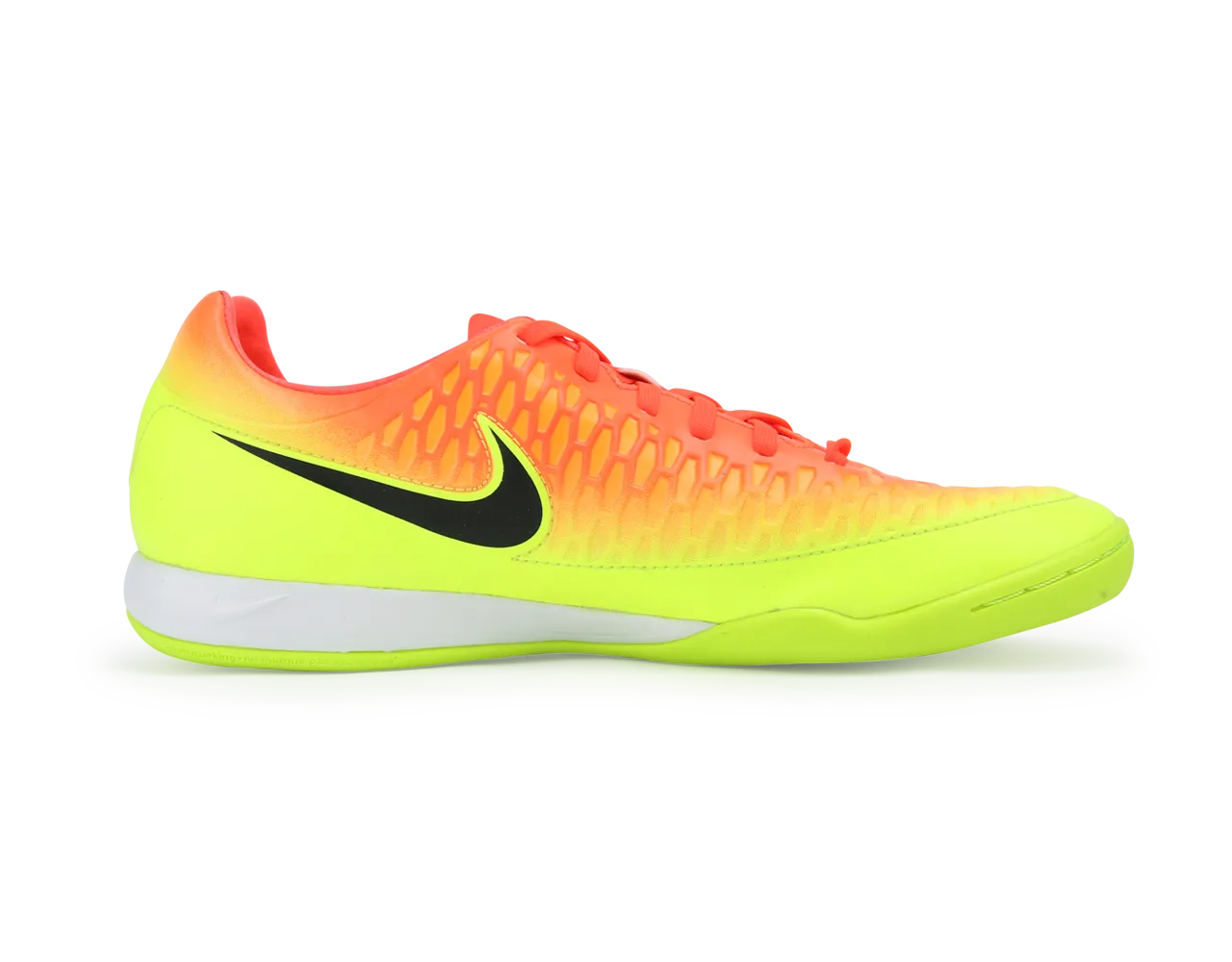 Nike Men's Magista Onda Indoor Soccer Shoes Total Crimson/Black Volt/Bright Citrus