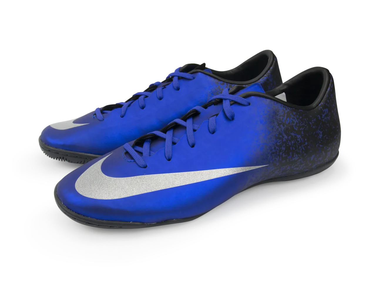 Nike Men's Mercurial Victory V CR7 Indoor Soccer Shoes Deep Royal Blue/Metallic Silver