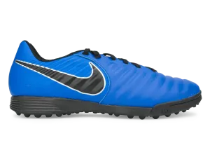 Nike Men's Tiempo Legend 7 Academy Turf Soccer Shoes Racer Blue/Metallic Silver
