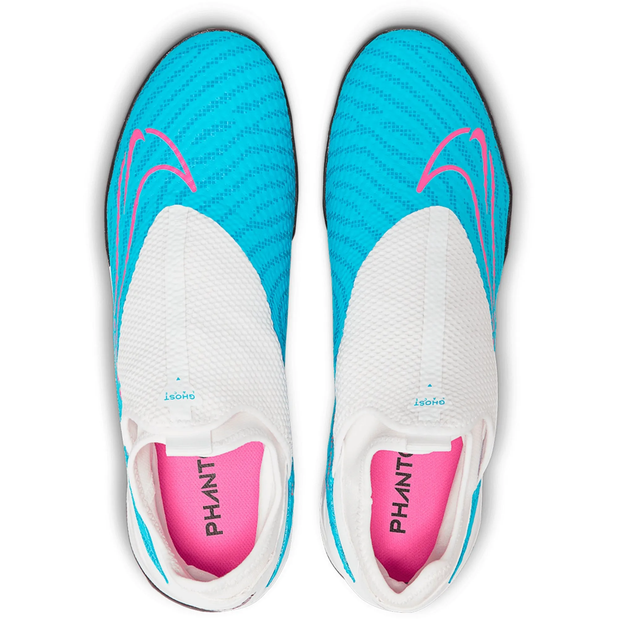 Nike Phantom GX Academy DF TF Turf Soccer Shoes - Blue/Pink/White/Black