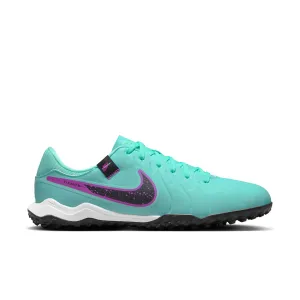 Nike Tiempo Legend 10 Academy TF Turf Soccer Cleat - Hyper Turquoise/Fuchsia Dream/Black/White