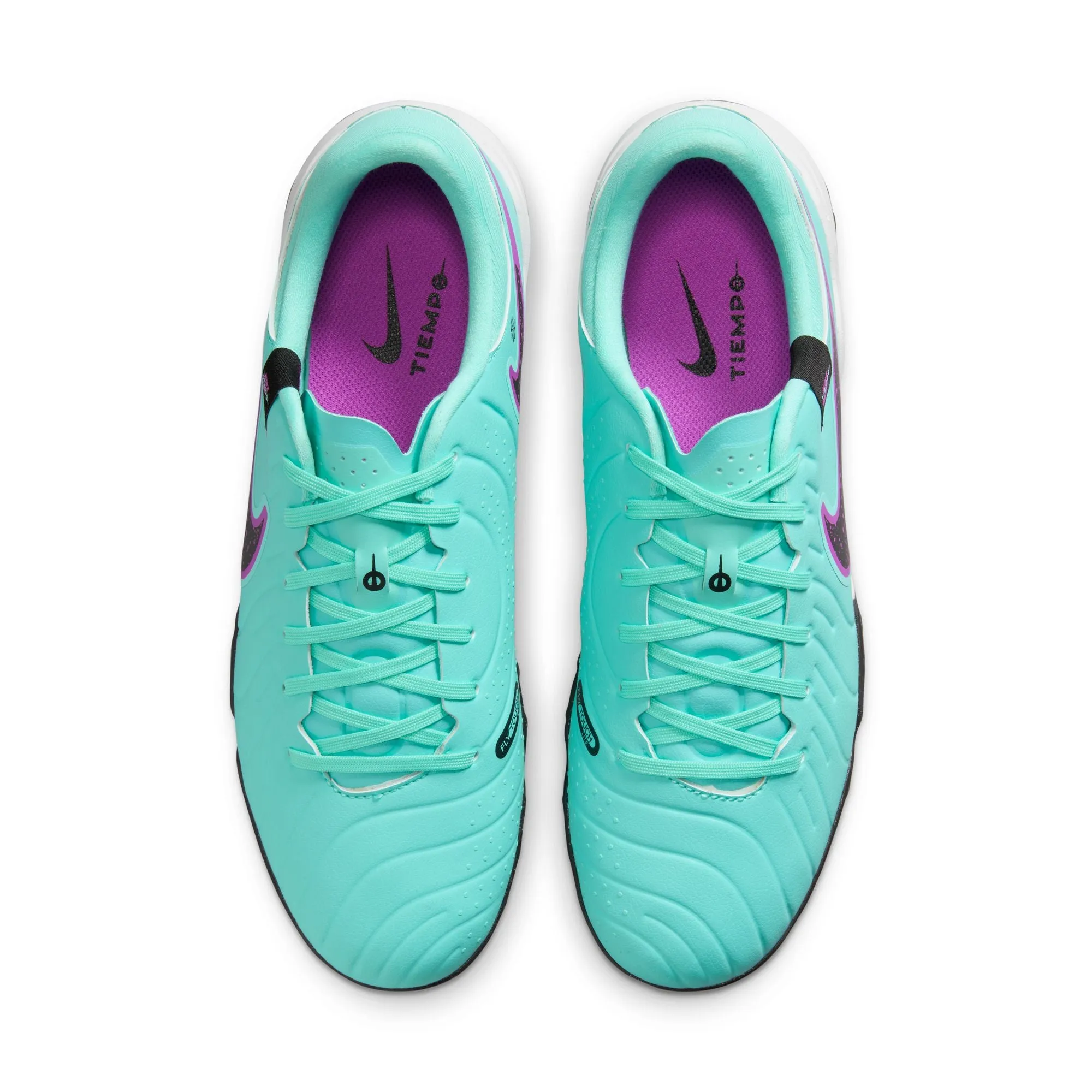 Nike Tiempo Legend 10 Academy TF Turf Soccer Cleat - Hyper Turquoise/Fuchsia Dream/Black/White