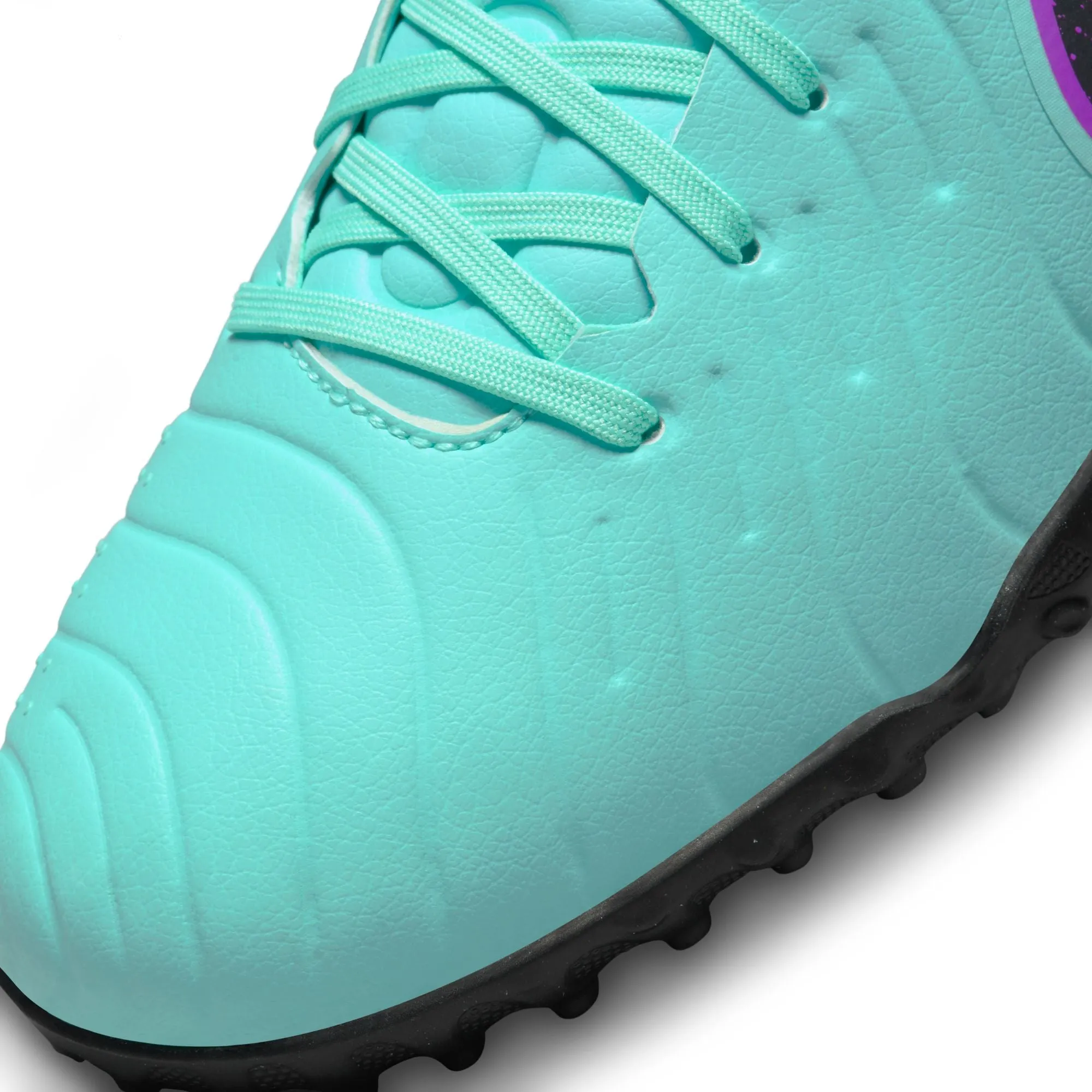 Nike Tiempo Legend 10 Academy TF Turf Soccer Cleat - Hyper Turquoise/Fuchsia Dream/Black/White