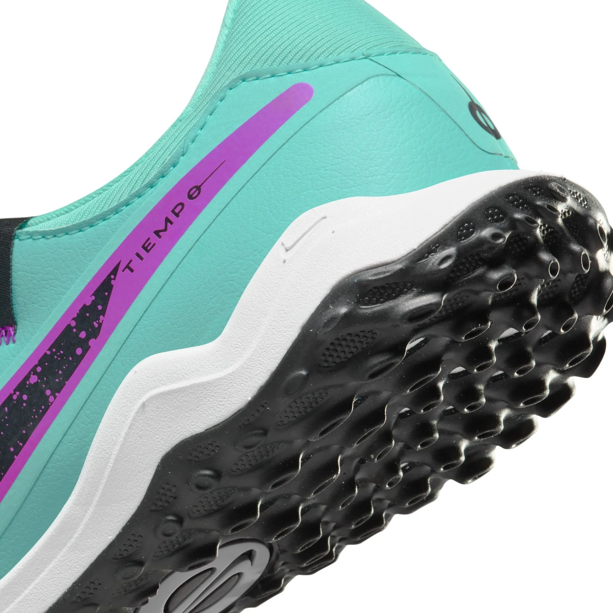 Nike Tiempo Legend 10 Academy TF Turf Soccer Cleat - Hyper Turquoise/Fuchsia Dream/Black/White