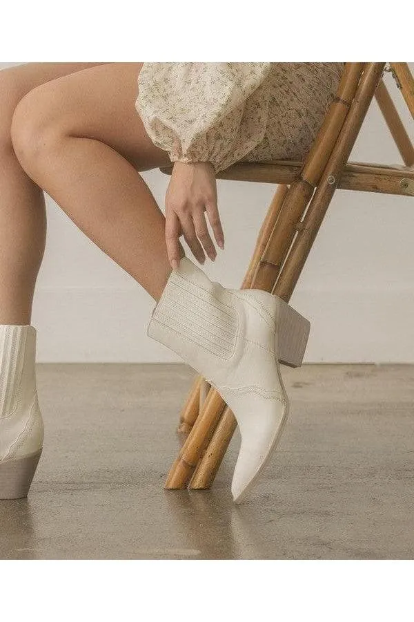 OASIS SOCIETY Dawn - Paneled Western Bootie