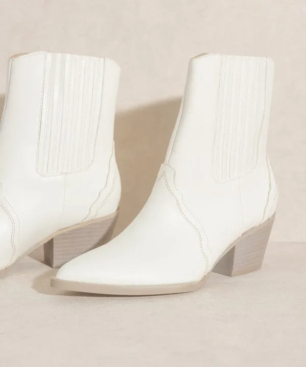 Oasis Society Dawn - Paneled Western Bootie