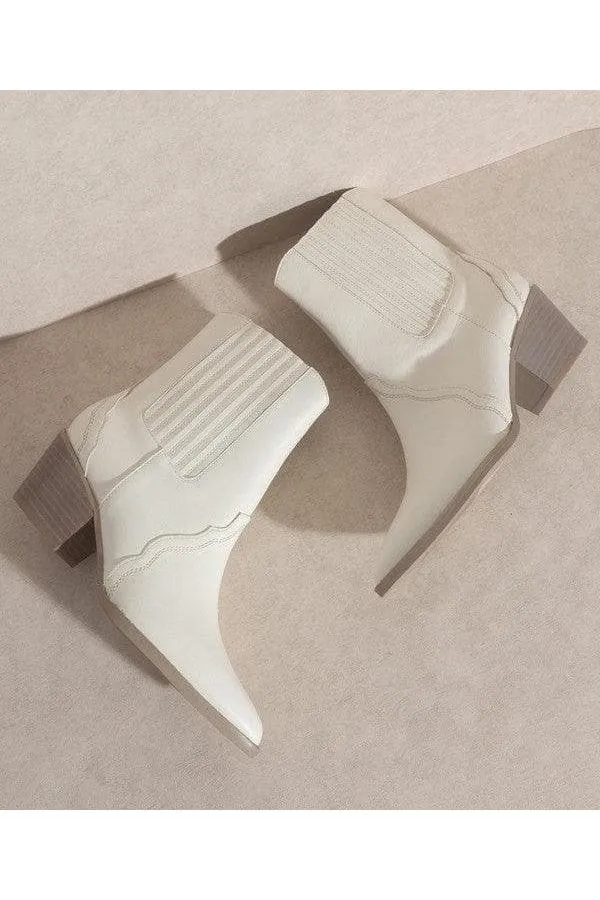 OASIS SOCIETY Dawn - Paneled Western Bootie