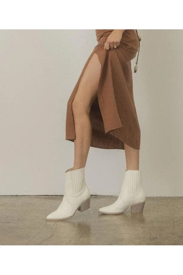 OASIS SOCIETY Dawn - Paneled Western Bootie