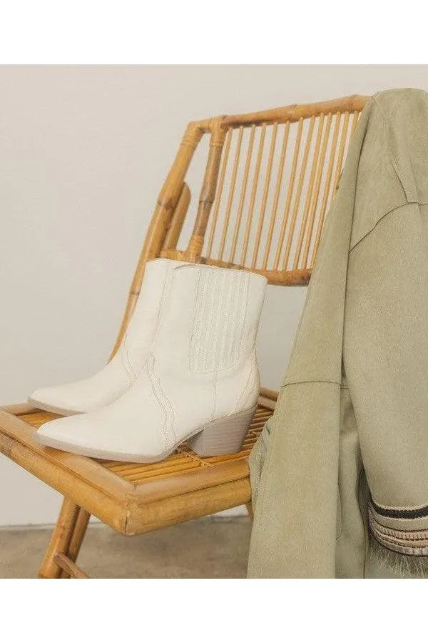 OASIS SOCIETY Dawn - Paneled Western Bootie