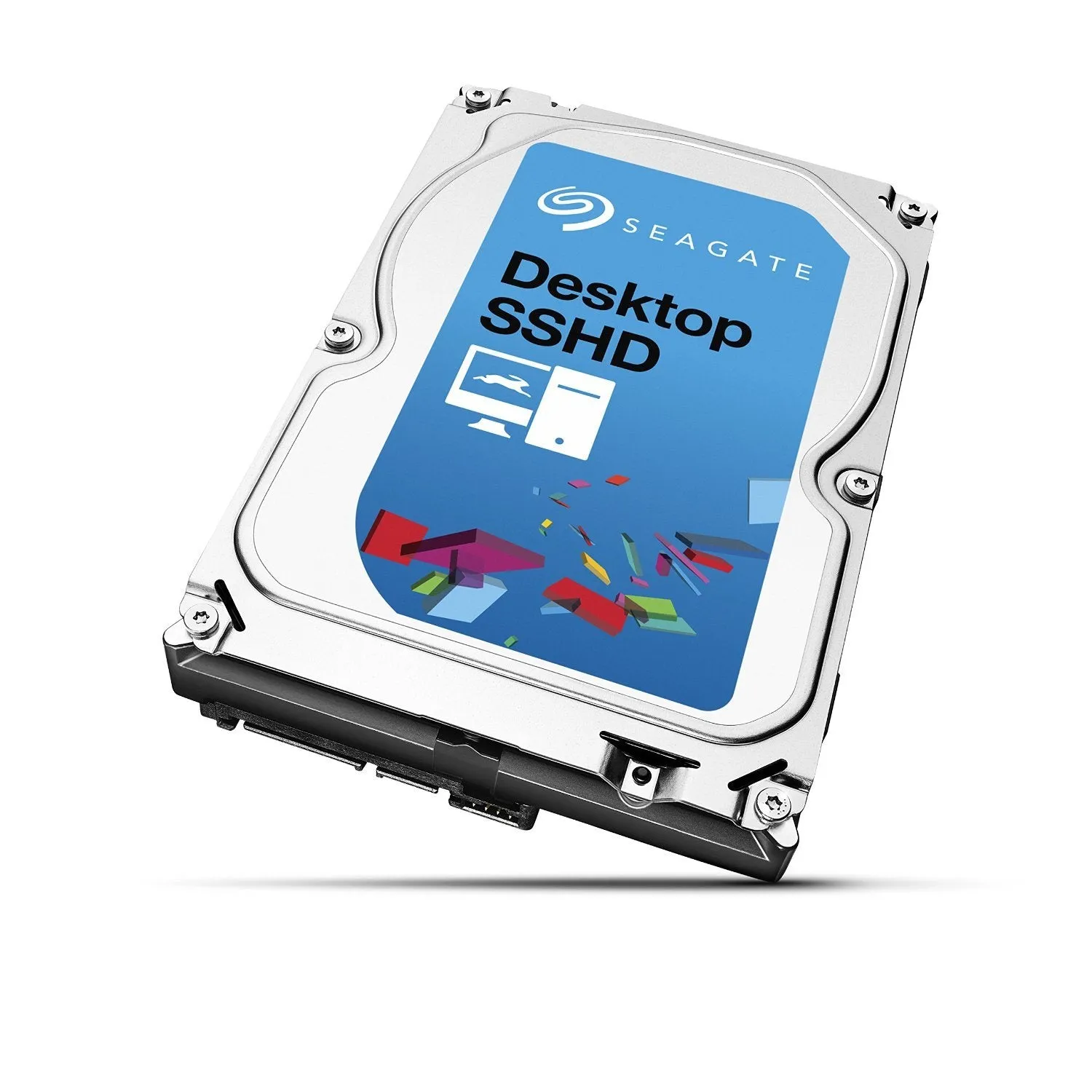 (OLD MODEL) Seagate Desktop 2 TB Solid State Hybrid Drive SATA 6 GB with NCQ 64 MB Cache 3.5 Inch (ST2000DX001)