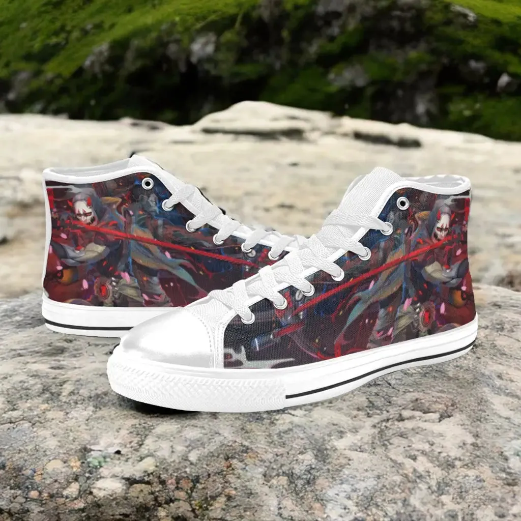 Overwatch Genji Hanzo Shoes High Top Sneakers for Kids and Adults