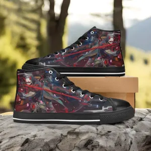 Overwatch Genji Hanzo Shoes High Top Sneakers for Kids and Adults