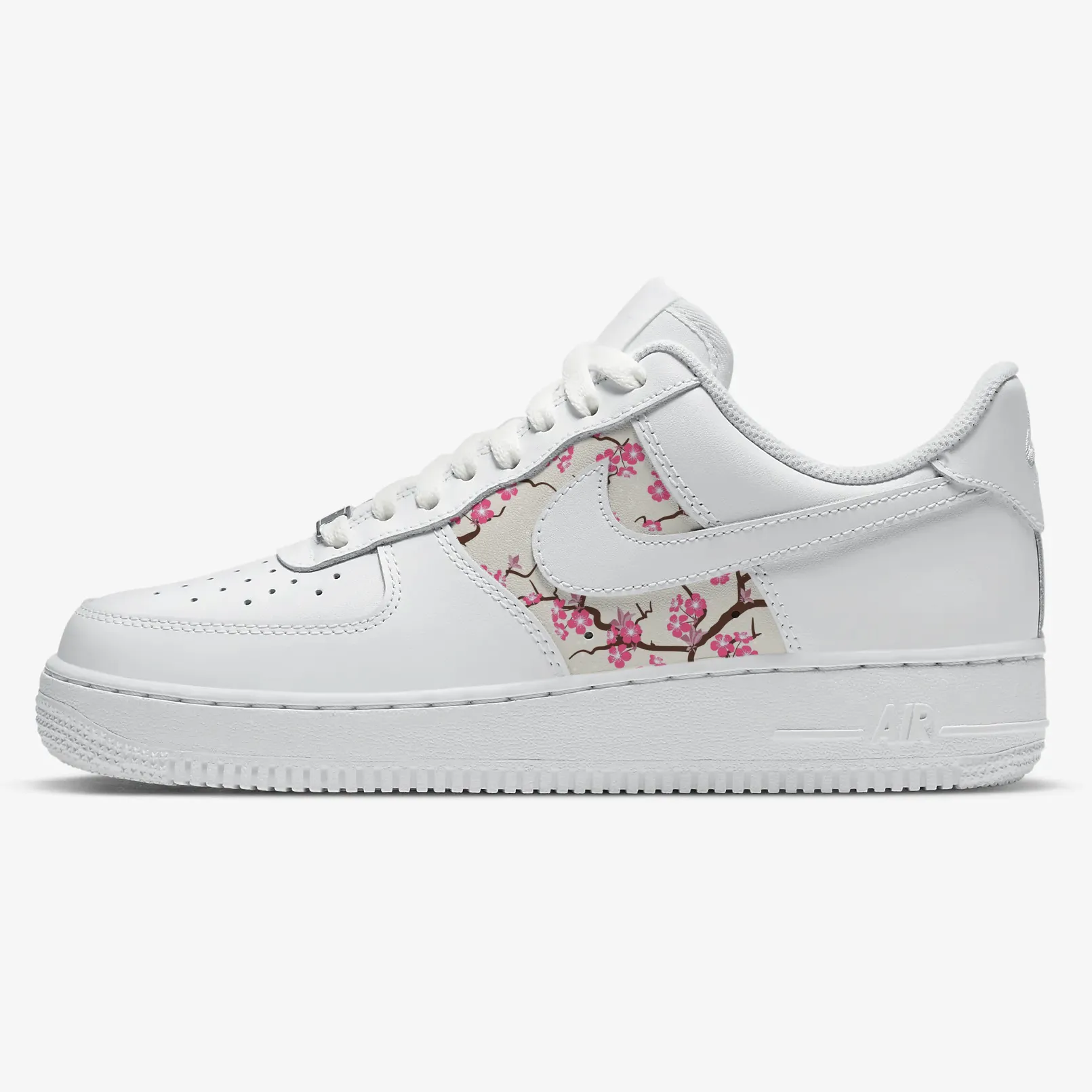 Pink Cherry Blossom Mid Panel AF1
