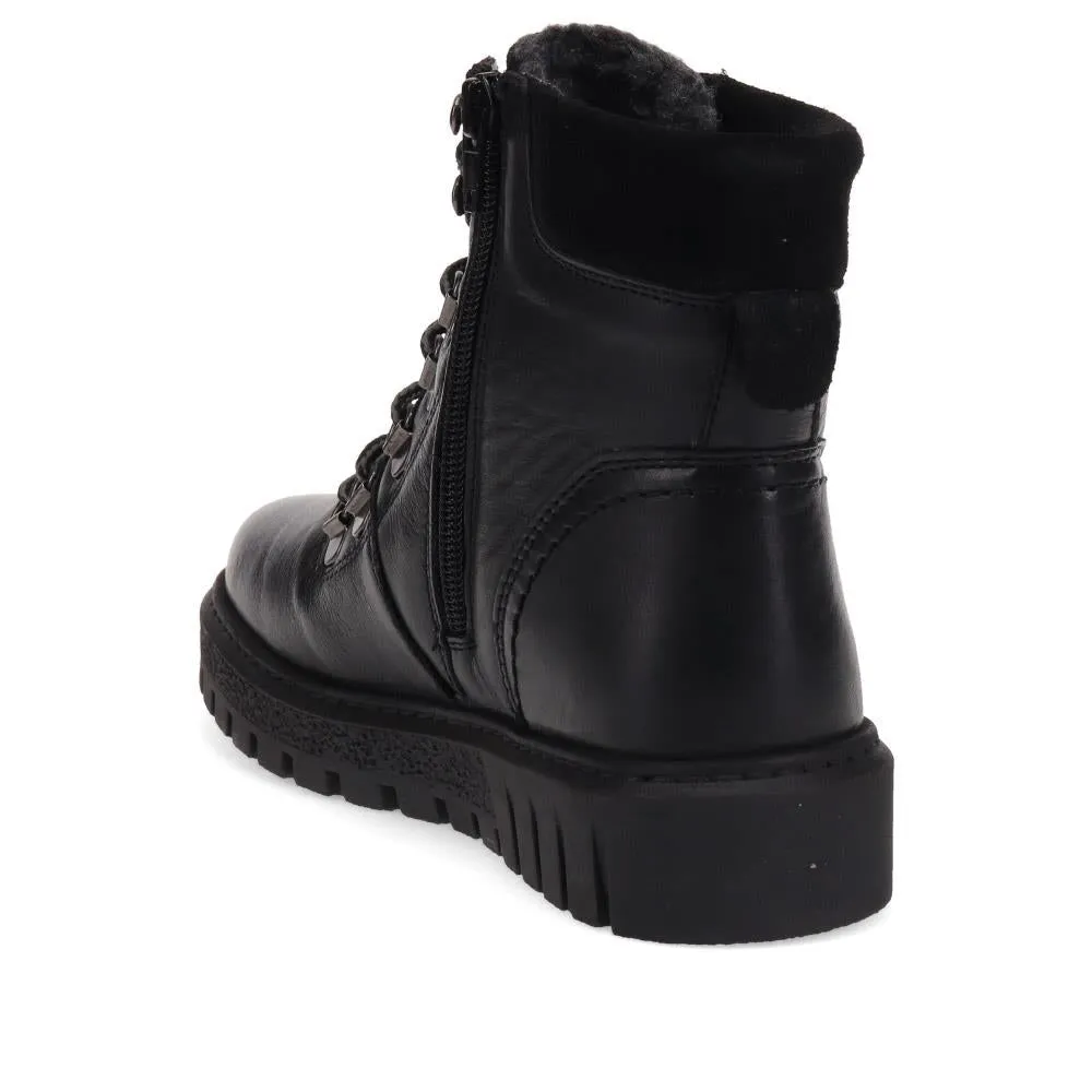 Platform Lace-Up Ankle Boots - TEJ40015 / 326 421