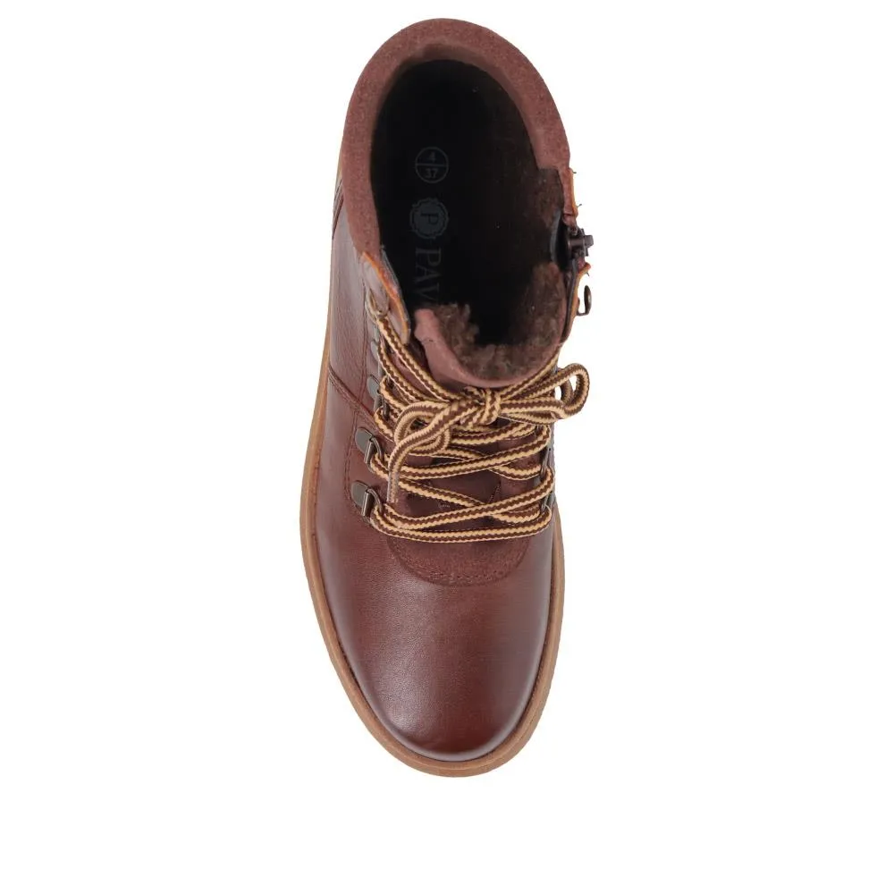 Platform Lace-Up Ankle Boots - TEJ40015 / 326 421