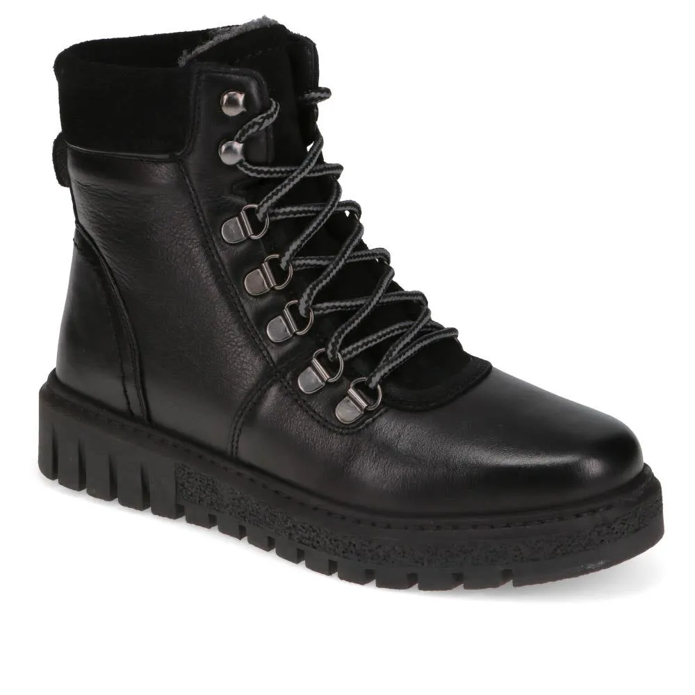 Platform Lace-Up Ankle Boots - TEJ40015 / 326 421