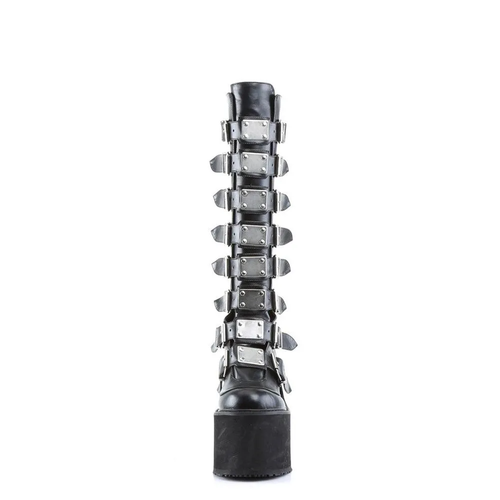 Punk Buckle Platform Boots
