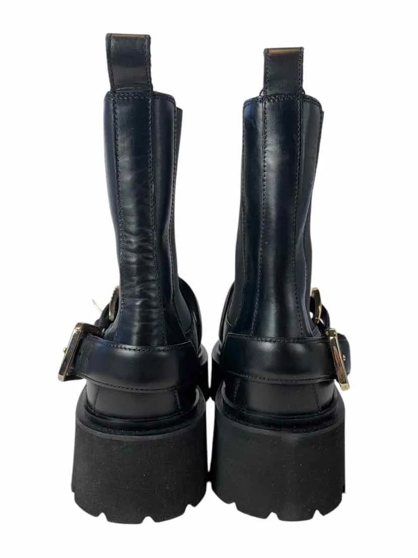 Sandro Size 38 Helen Buckle Chelsea Boots