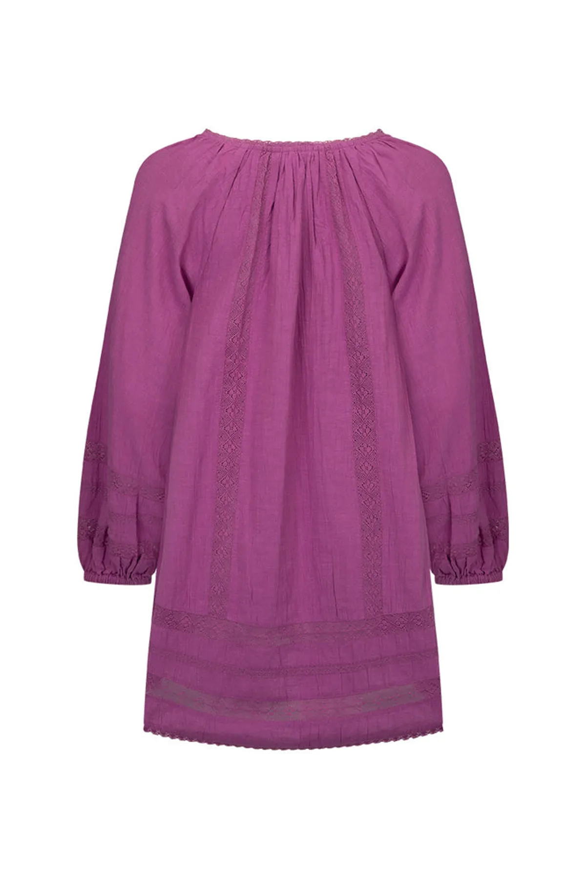 Serendipity Lace Tunic Dress in Orchid