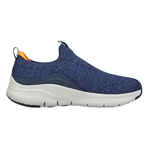 Skechers Mens Arch FIT Shoes (Numeric_11) Navy Blue