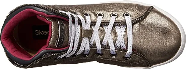 Skechers scarpa da ginnastica da ragazza Shoutouts Zipsters 84301L gun metal