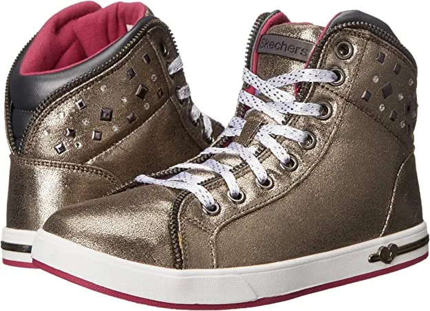 Skechers scarpa da ginnastica da ragazza Shoutouts Zipsters 84301L gun metal