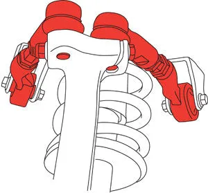 SPC Control Arms Audi A4 (2017-2019)  [Front Upper Camber/Caster Adjustable - Kit] 81383