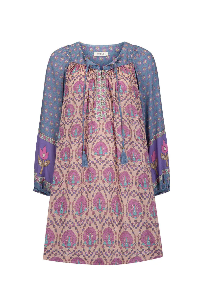 Spell Château Tunic Mini Dress - Lavender