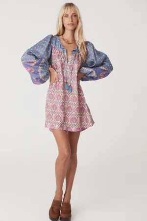 Spell Château Tunic Mini Dress - Lavender