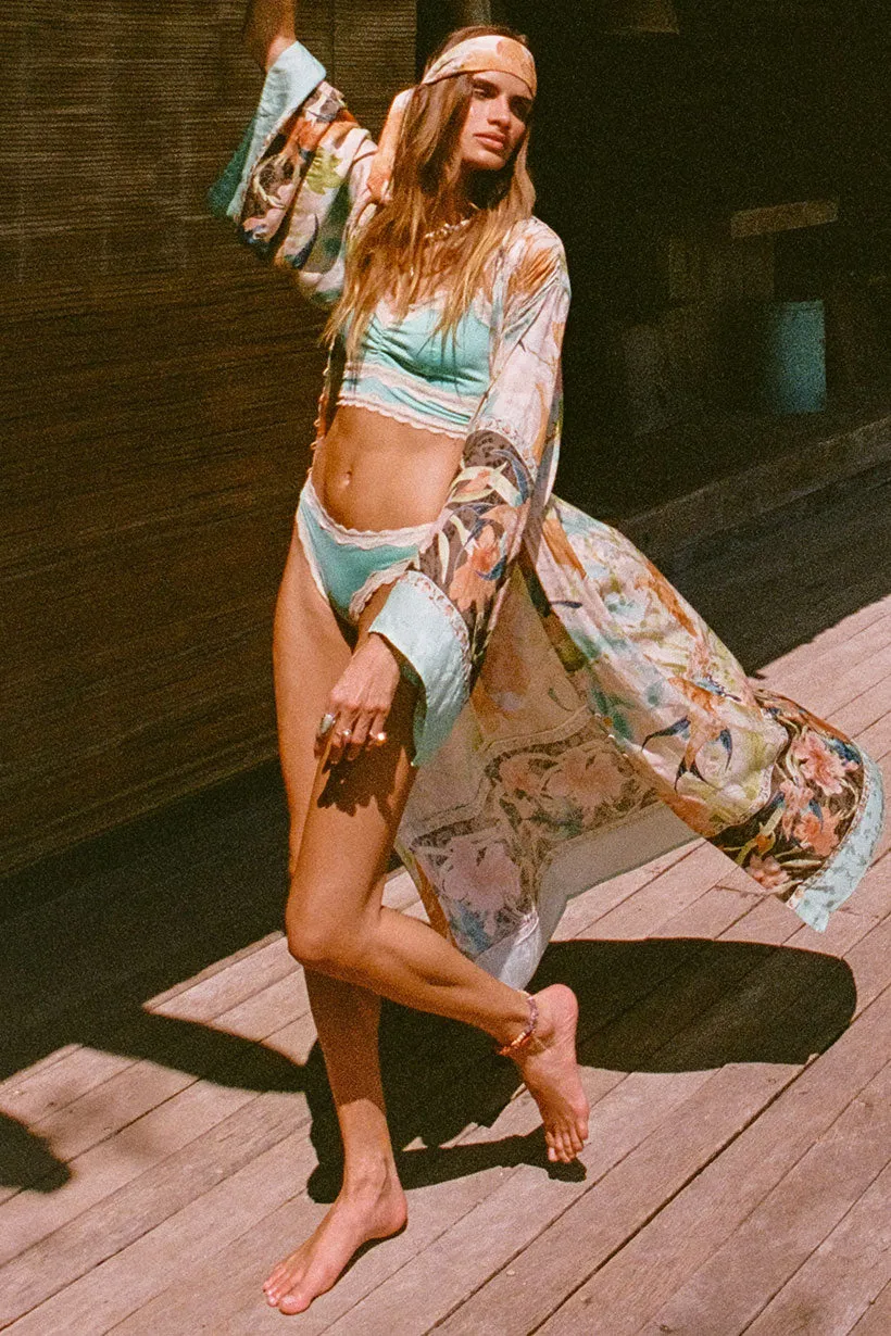 Spell - Painter's Garden Gown (Seafoam)