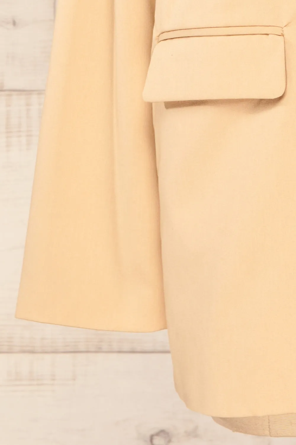 Toledo Beige | Oversized Blazer w/ Pockets