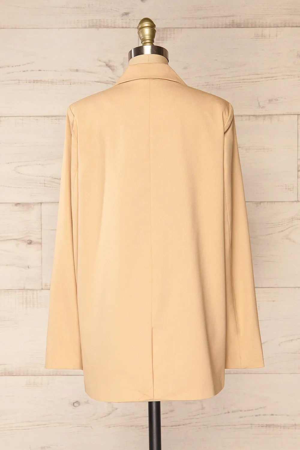 Toledo Beige | Oversized Blazer w/ Pockets
