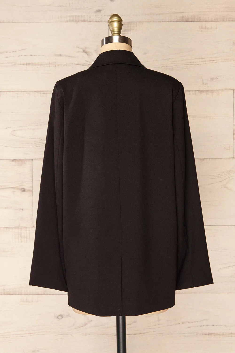 Toledo Black | Oversized Blazer w/ Pockets
