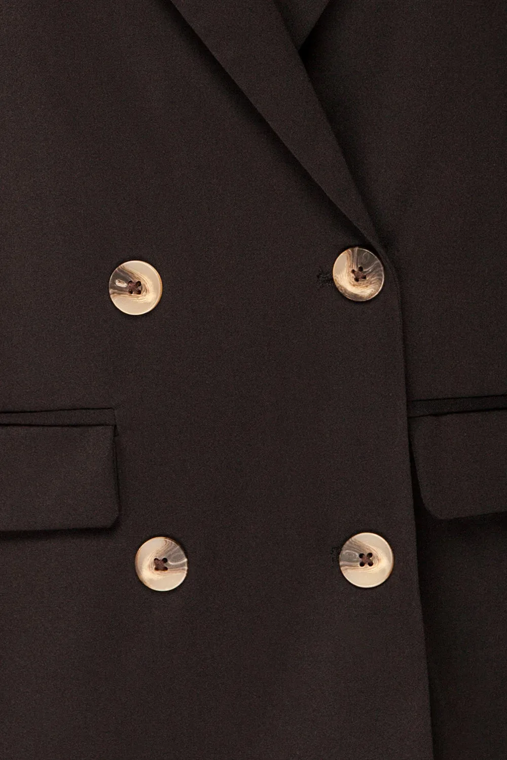 Toledo Black | Oversized Blazer w/ Pockets