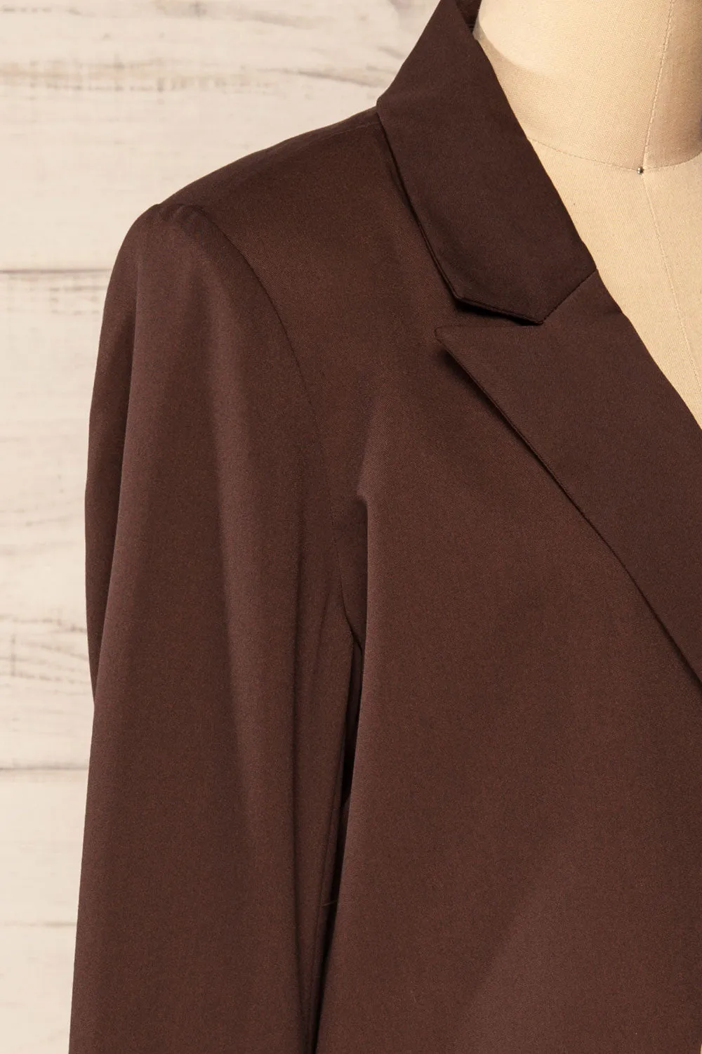 Toledo Brown | Oversized Blazer w/ Pockets