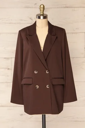 Toledo Brown | Oversized Blazer w/ Pockets