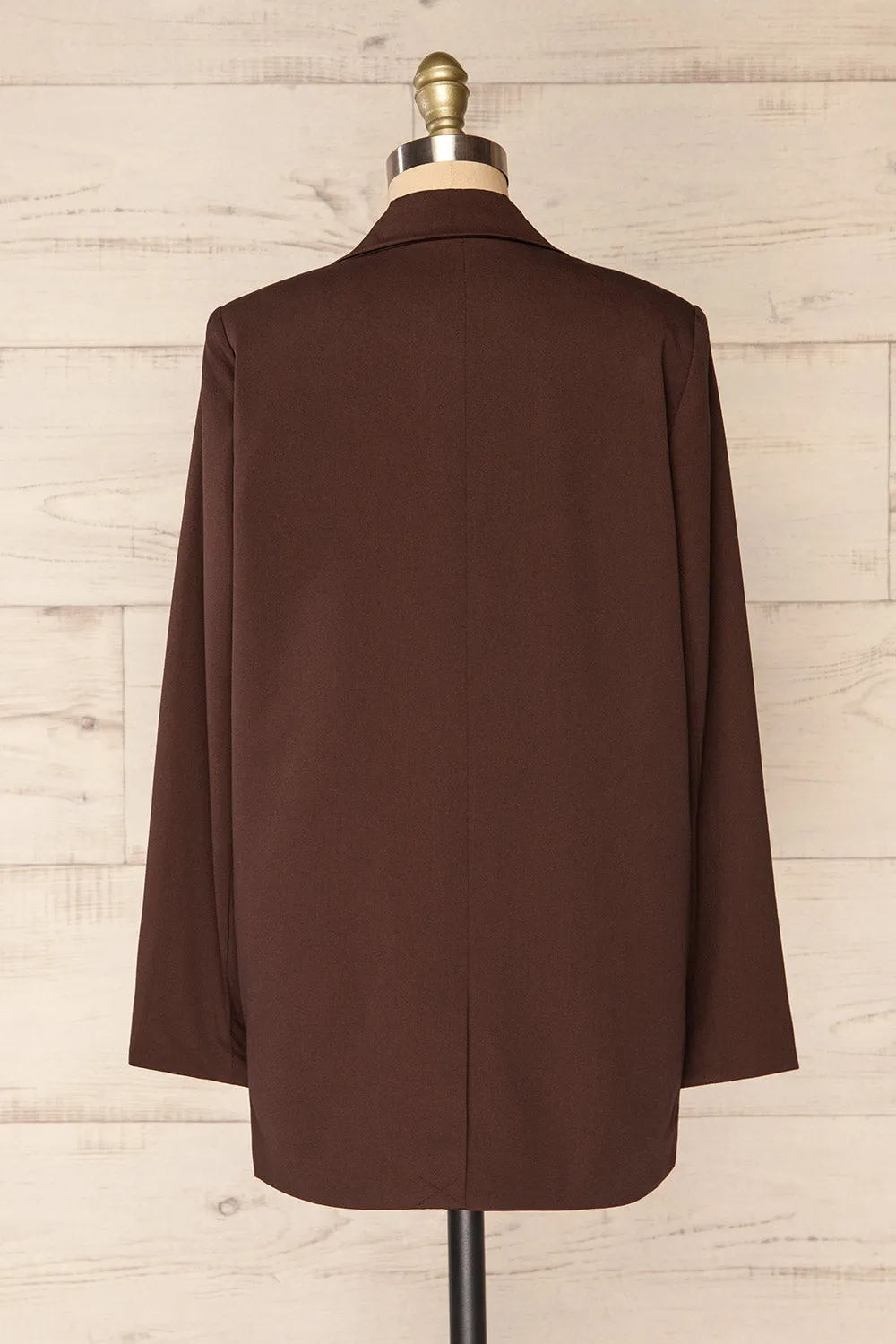 Toledo Brown | Oversized Blazer w/ Pockets