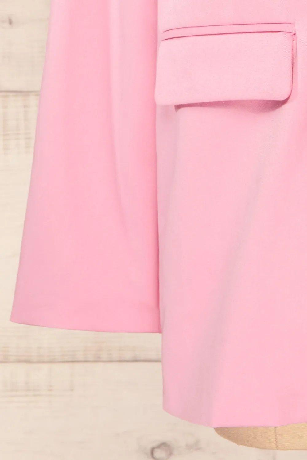 Toledo Pink | Oversized Blazer w/ Pockets