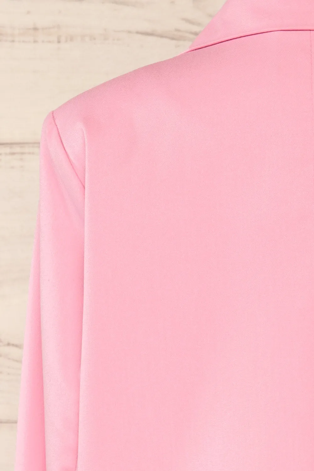 Toledo Pink | Oversized Blazer w/ Pockets