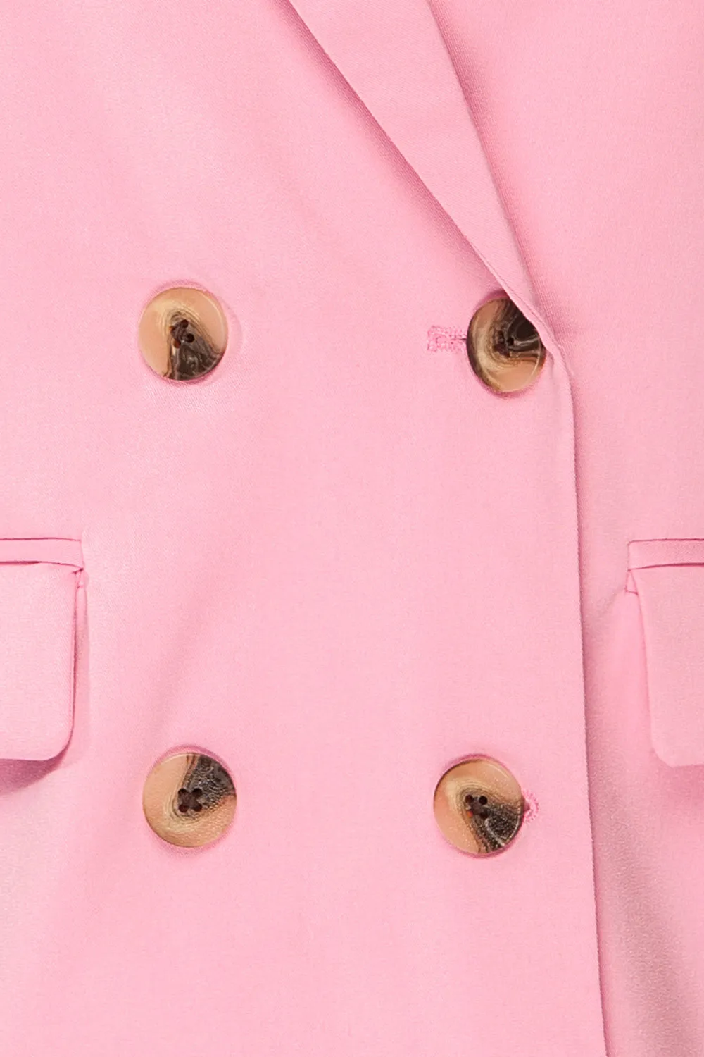 Toledo Pink | Oversized Blazer w/ Pockets