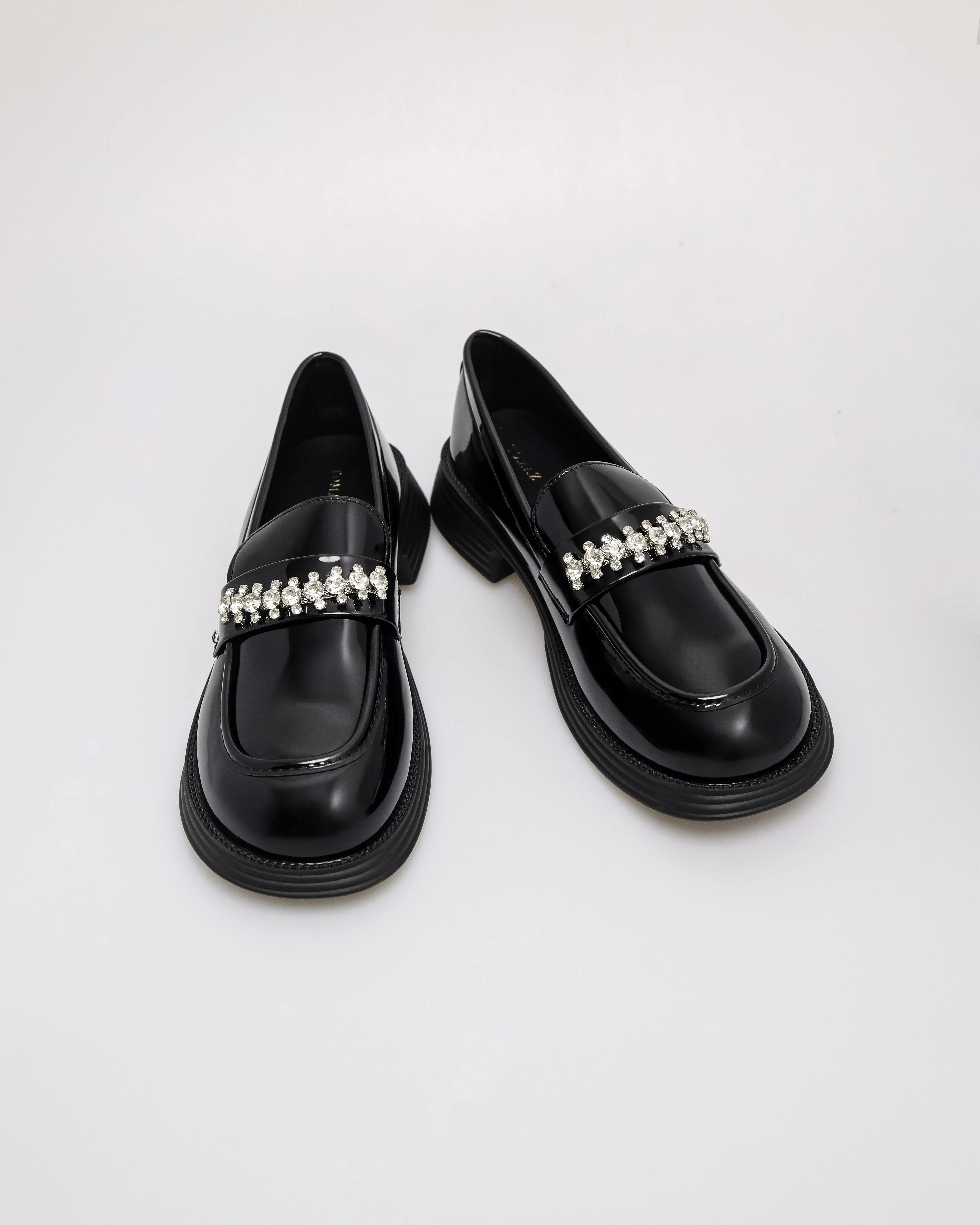 Tomaz NN488 Ladies Crystal Cuff Loafers