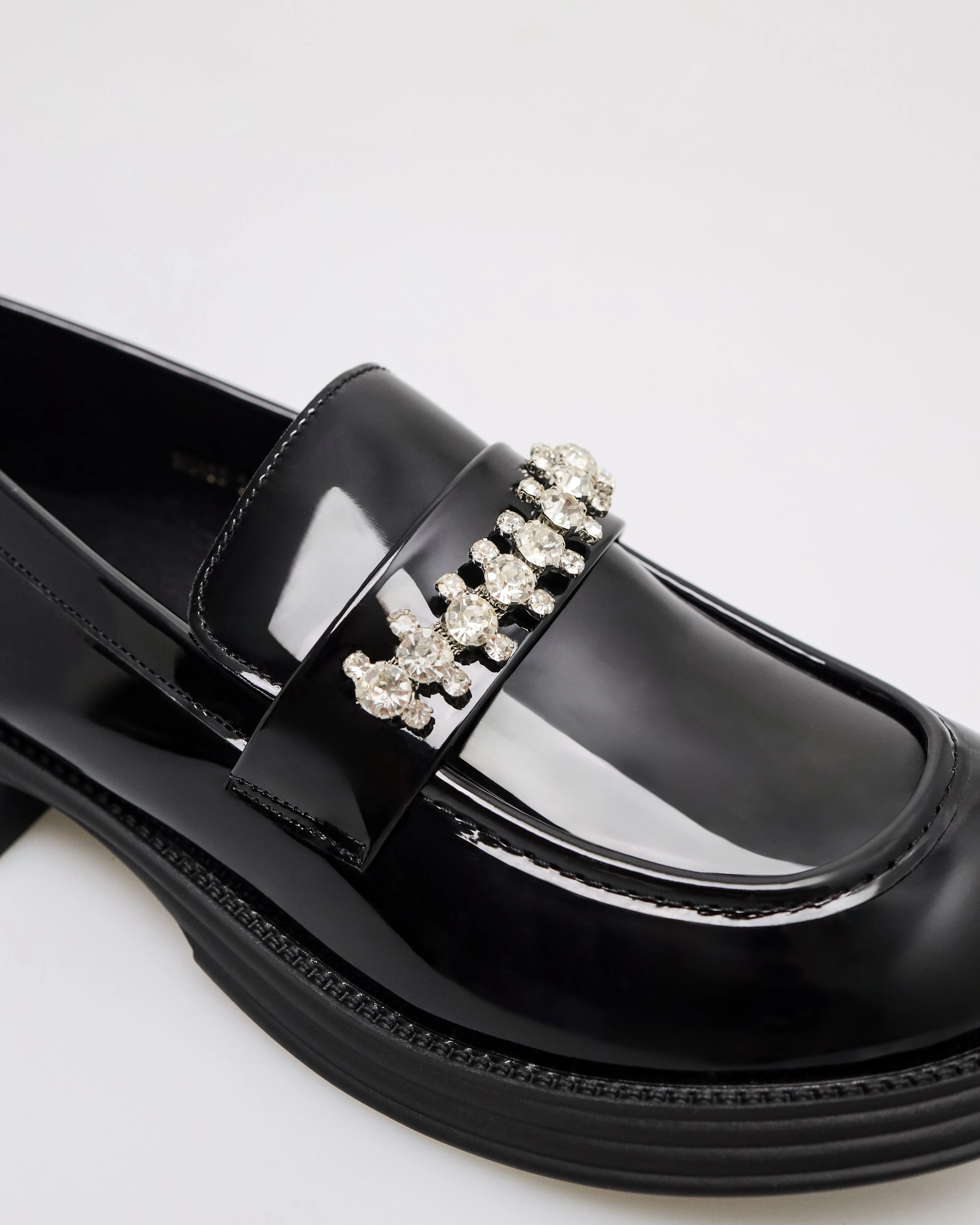 Tomaz NN488 Ladies Crystal Cuff Loafers