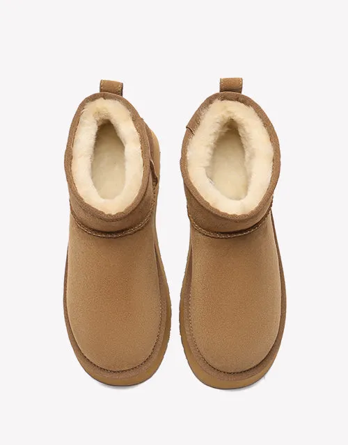 Ultra Mini Platform in Chestnut