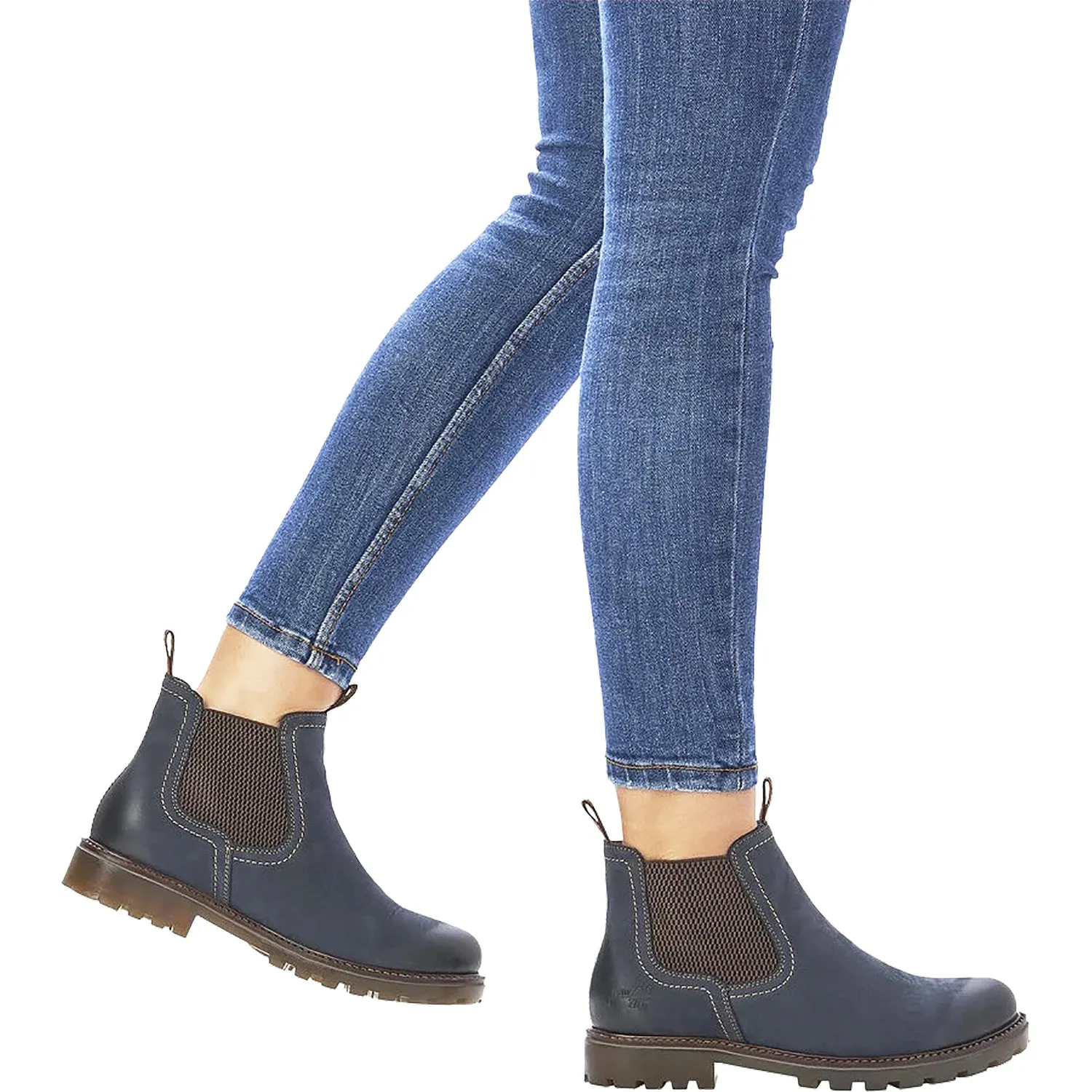 Women's Remonte D8472-14 Blue Leather
