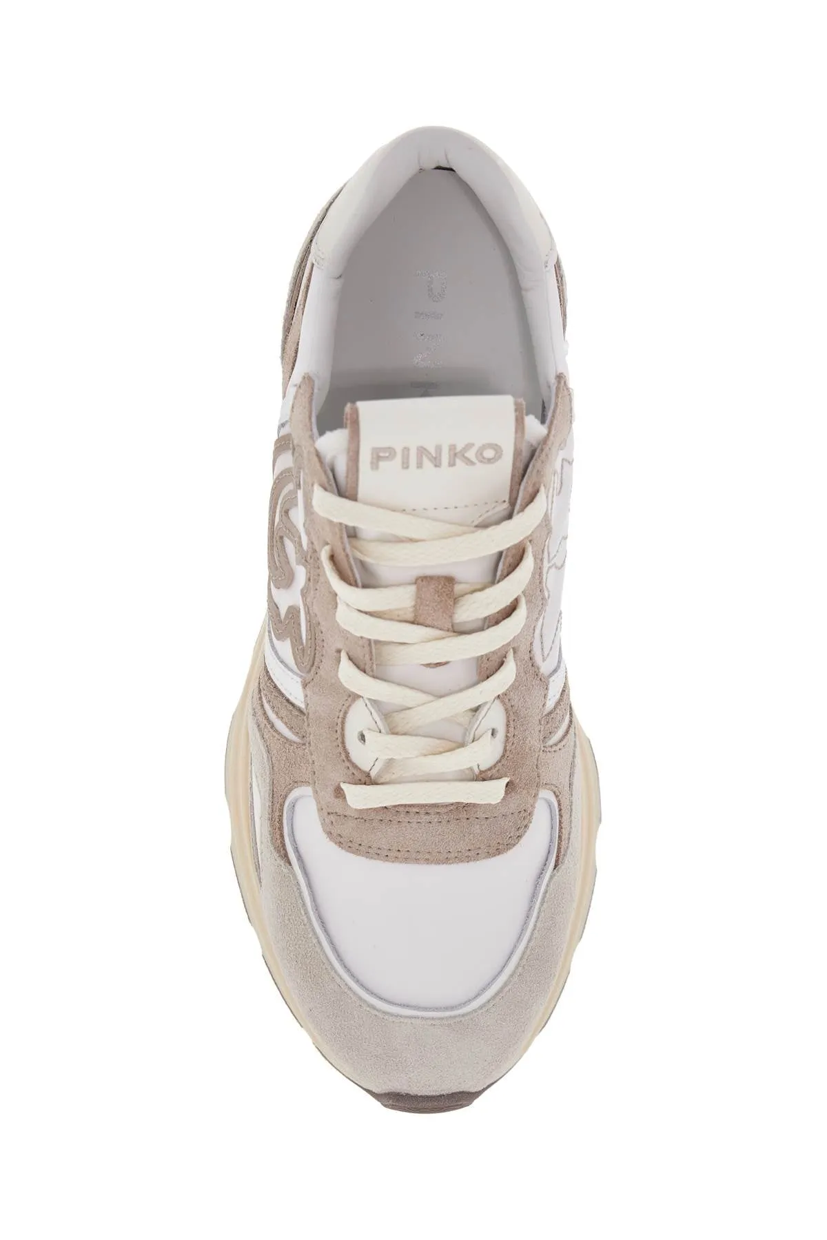 Zoe Patterned Leather Sneakers